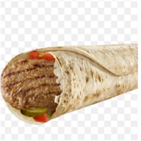 Alle durums worden standaard geserveerd met vlees, sla, ui, tomaat, komkommer en rode kool.